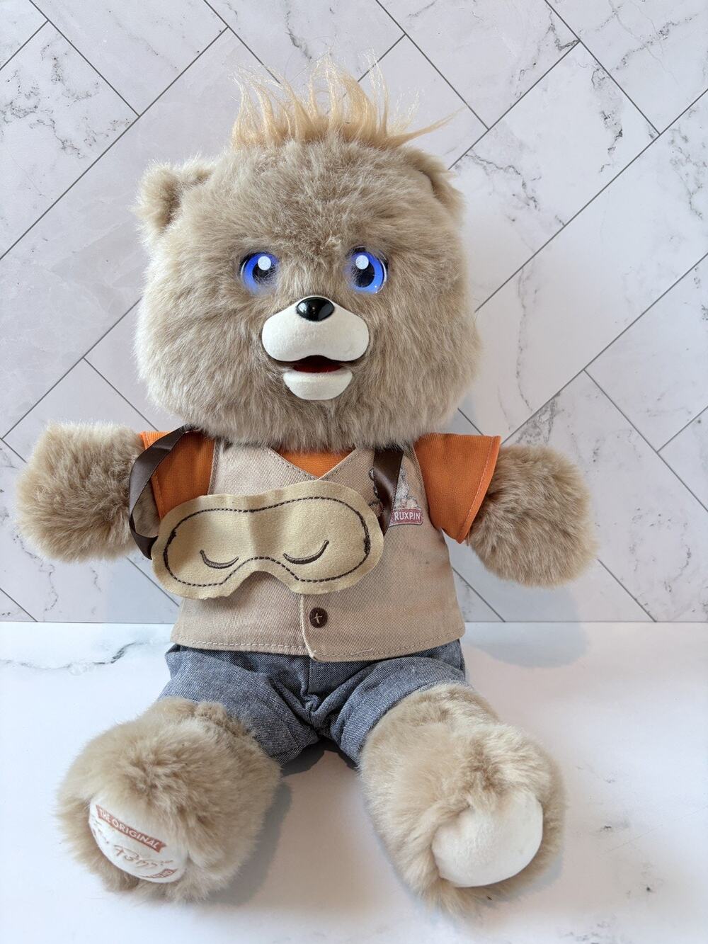 2017 Teddy Ruxpin Talking Bear Storytelling Storytime Friend LED Eyes Works
